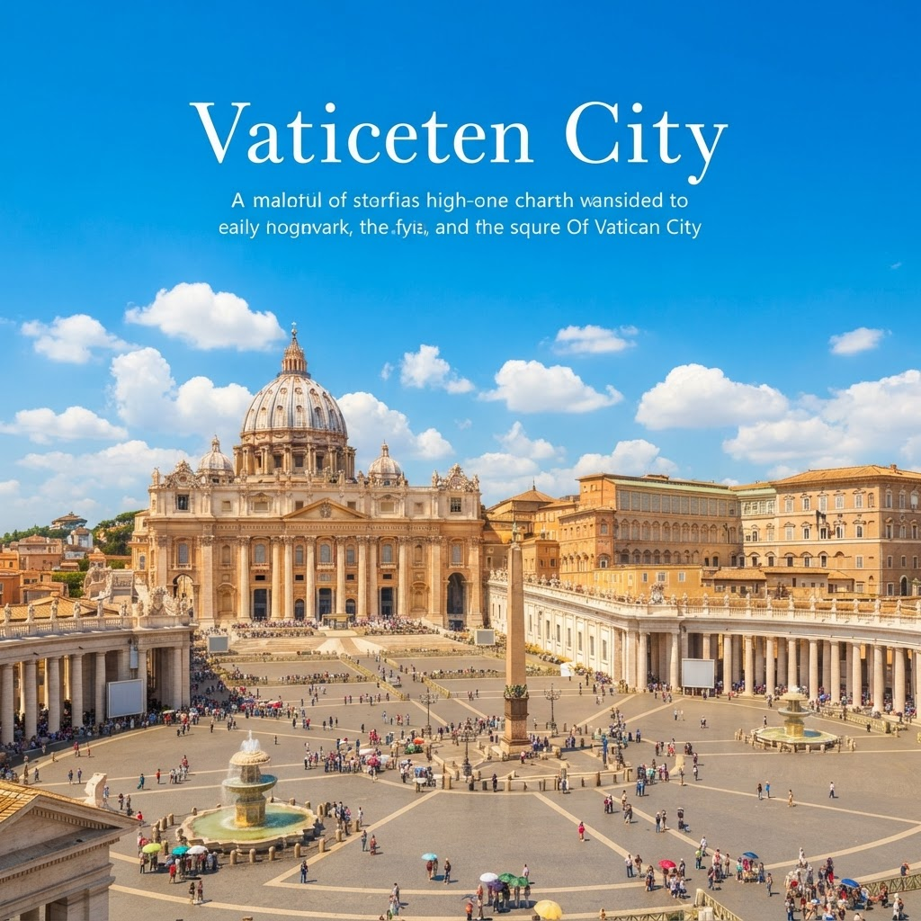 St. Peter's Basilica and Vatican City glowing at golden hour